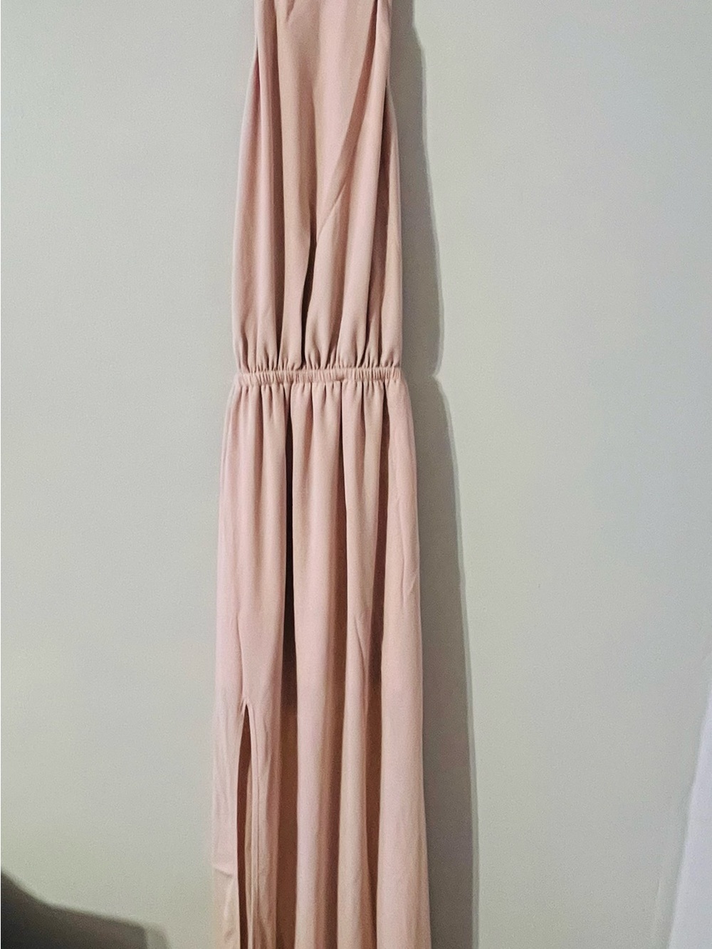 NWT Show Me Your Mumu Heather Halter Dress Show Ring Pink Blush Sz XXS - Picture 6 of 9